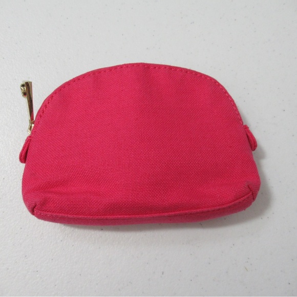 Spartina 449 Pink Flamingo Natural Linen Cosmetic Bag - Picture 4 of 17